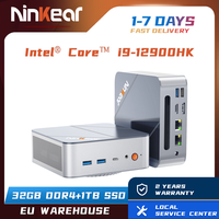 Ninkear L12 Pro Mini PC Intel i9 12900HX up to 5.0GHz 32GB DDR4 1TB SSD 2.5G+WiFi 6 HDMI Multi-Port Support Windows 11 Computer