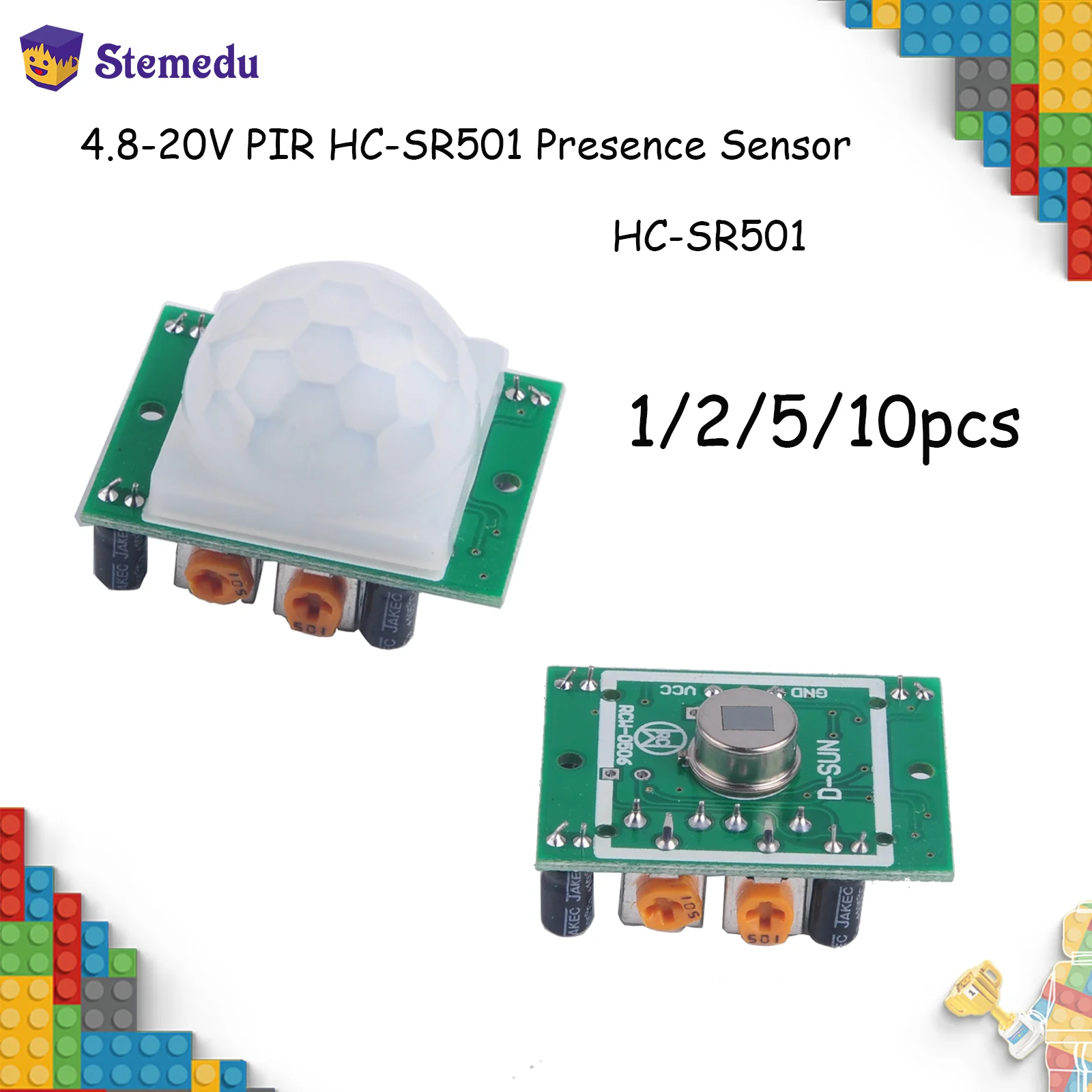 HC-SR501 PIR Infrared Sensor Adjust IR Pyroelectric Infrared PIR Motion Sensor Detector Module for Arduino Raspberry Pi