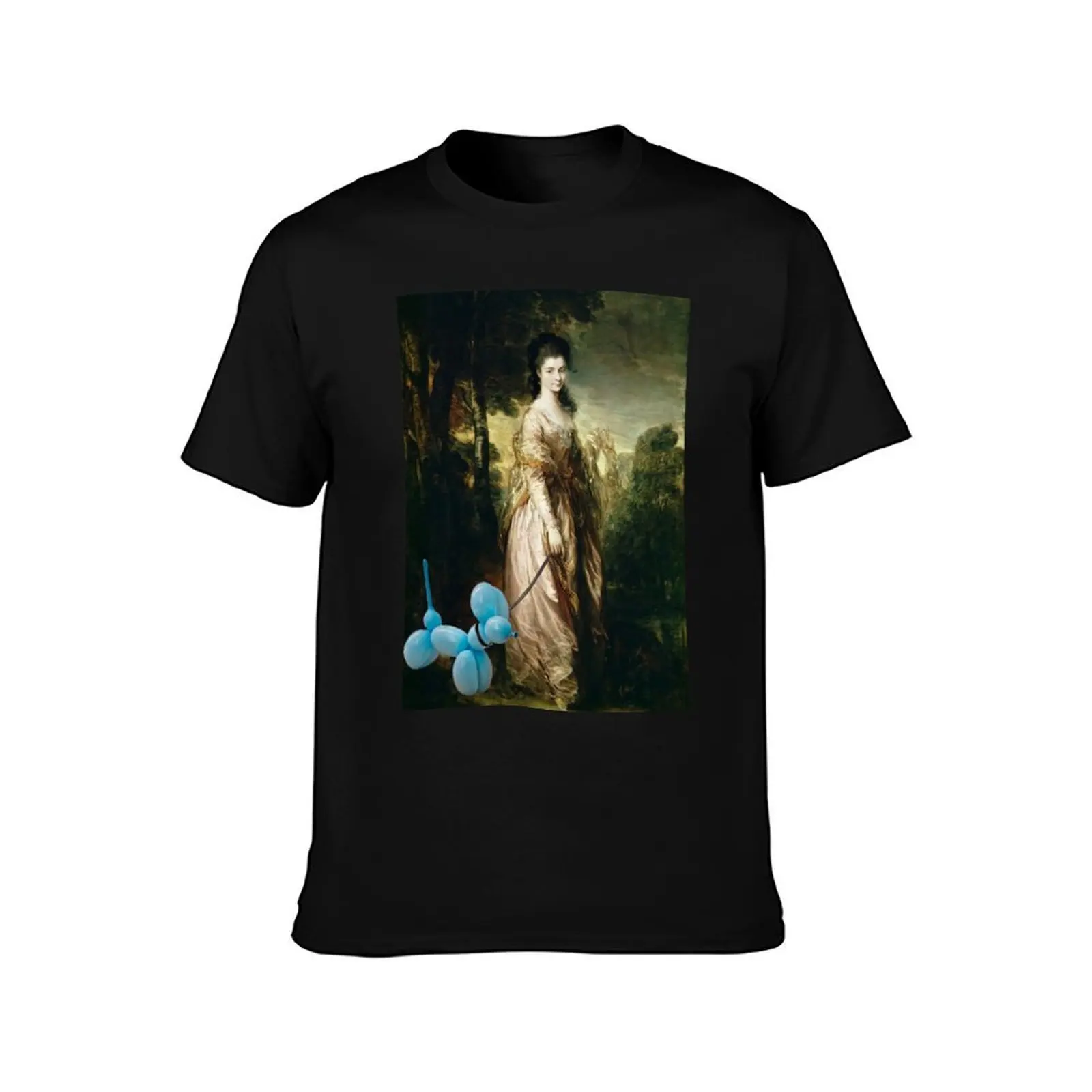 Fine Art Balloon Dog T-Shirt blacks basketball graphic tees tees customizeds Men's t-shirts