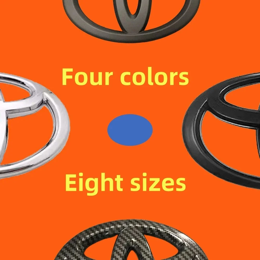 

ABS для автомобиля Передняя капота задний багажник Corolla Camry Corolla Yaris Hilux Highlander Rav4 CHR Prius Land эмблема логотип значок наклейка
