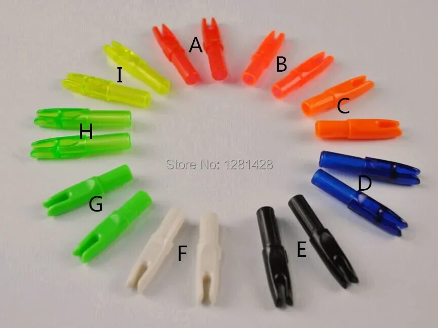 

Высококачественный наконечник для стрел диаметром 6,2 мм, пластиковые наконечники для карбона, алюминиевые стрелы, 100 шт./лот