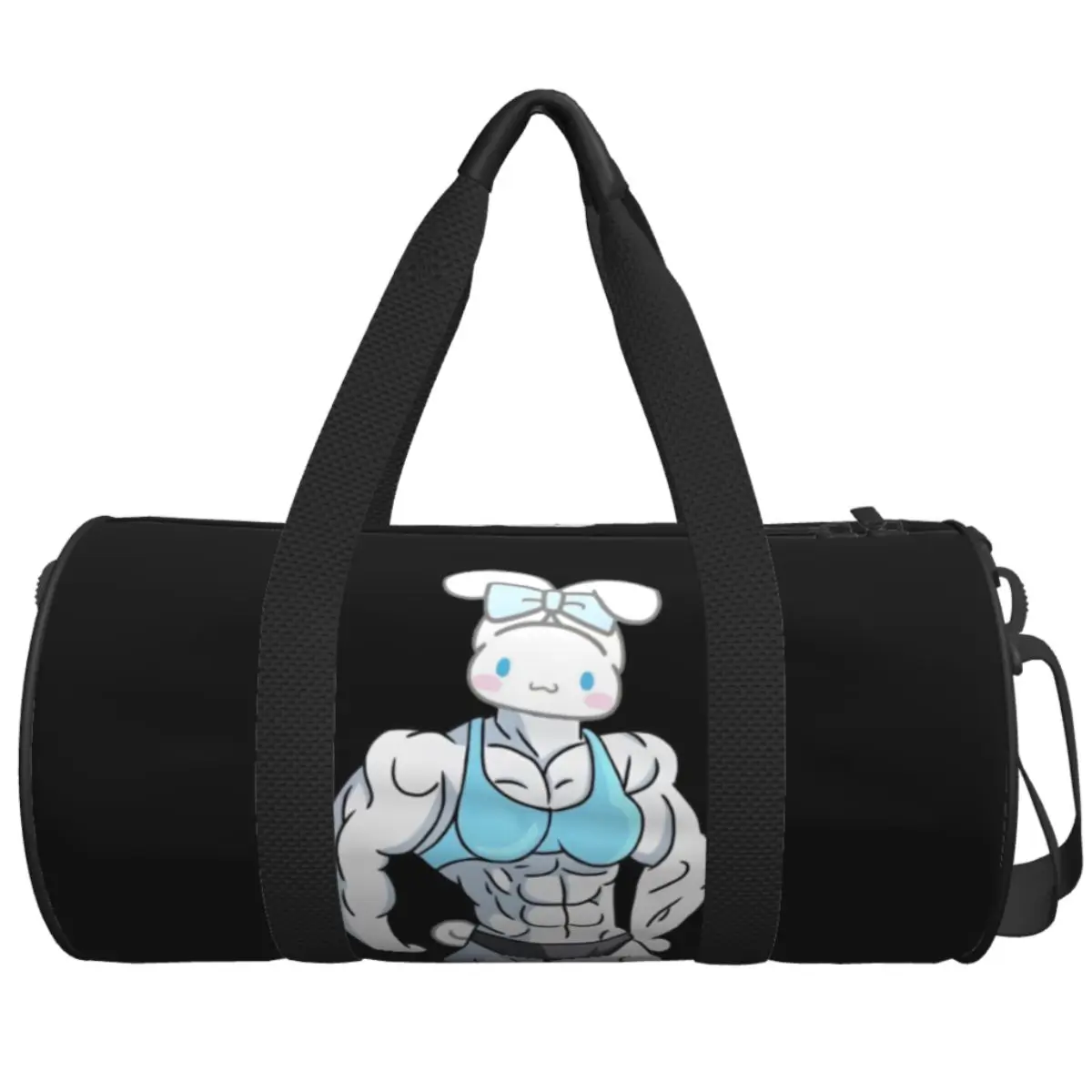 Men Women Travel Bag My Melody Print Gym Bag Large Capacity Waterproof Design Handbag Funny Luggage Sports Bag