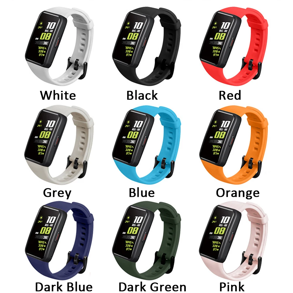 Neues Armband Smart Watch Armband Silikon Armband Ersatz für Honor Band 6 Huawei Band 6