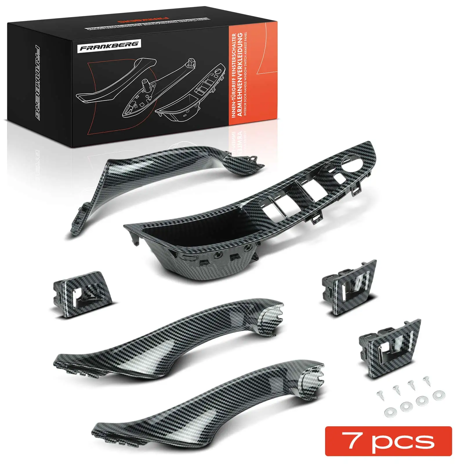 Maniglia Interna Porta Frankberg 7x per BMW Serie 5 F10 Touring F11 51417225853 51417225891 51417225851 51417225854