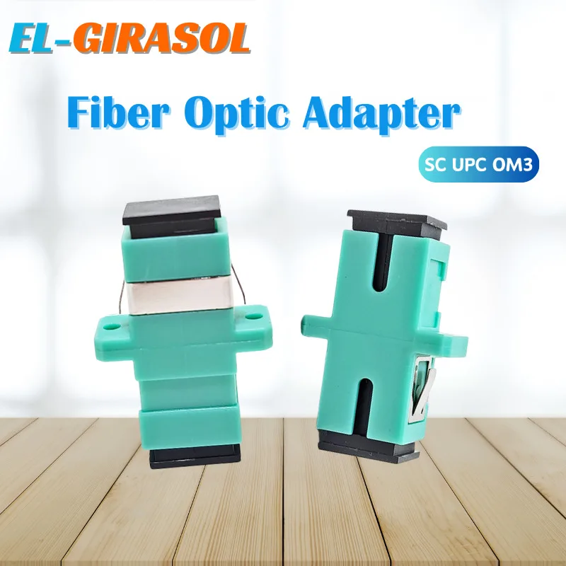 

Fiber Optic Connector Adapter SC/UPC Multimode OM3 Simplex Duplex 50pcs/lot Optical Fibre Coupler