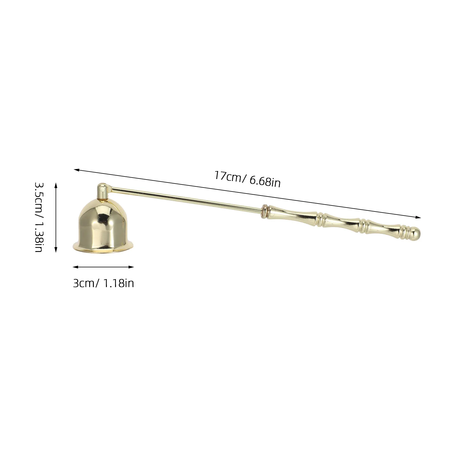 Candle Extinguisher Maintenance Tool Snuffer Stick Light Extinguisher Care Put Out Fire Golden Accessories Snuffers Accessory
