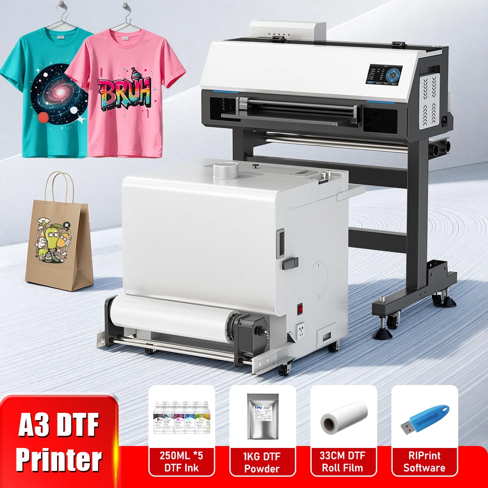 

A3 DTF Printer For Epson XP600 Drying Oven 6-Color Direct to Film A3 DTF Printing Machine for Textile T-Shirt DTF Printer