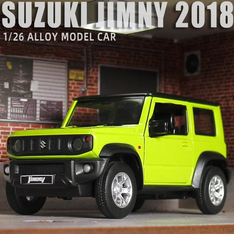 

1:26 SUZUKI Jimny SUV Off-Road Vehicle Alloy Car Model Diecast & Toy Metal Simulation Sound Light Kids Toy Gift Collection