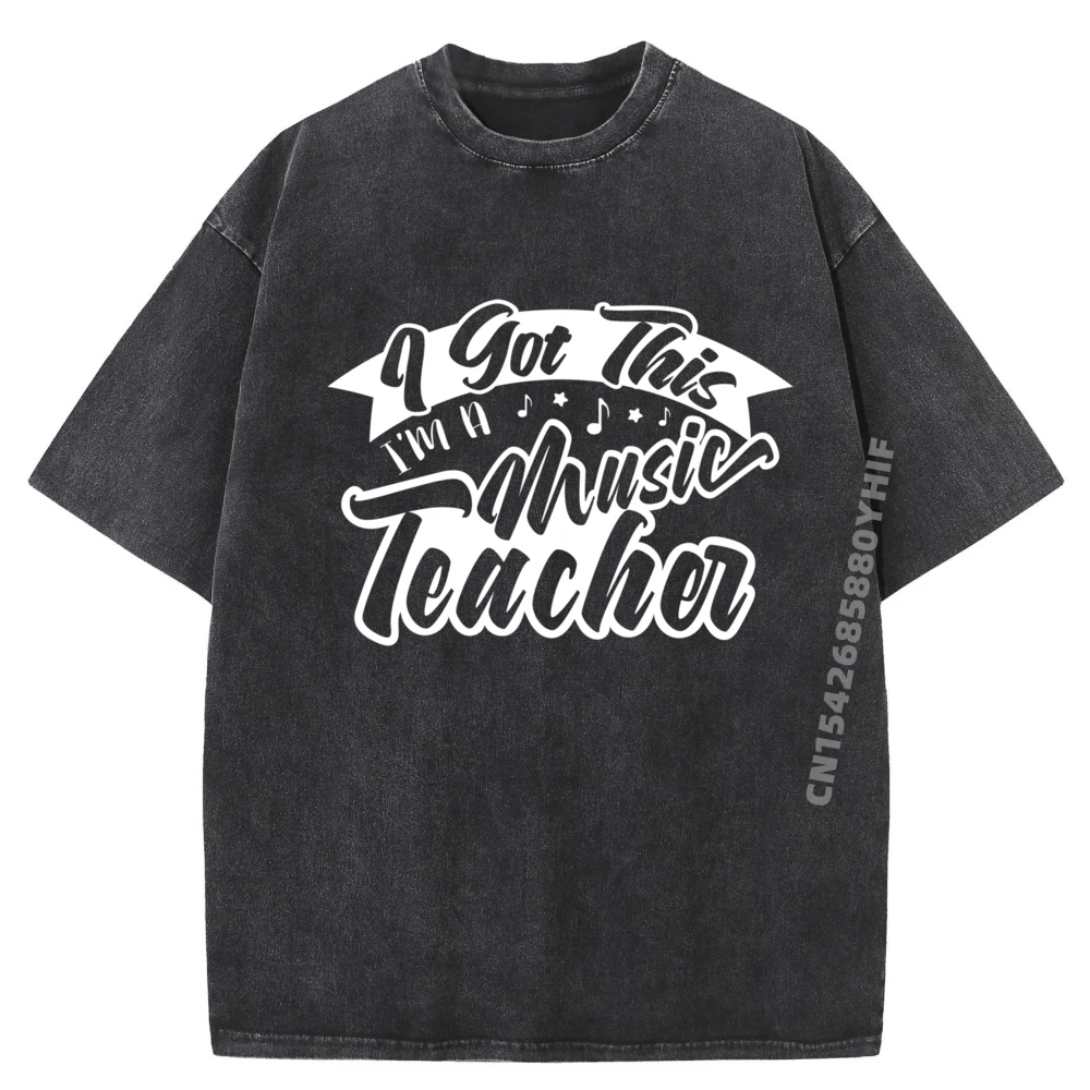 

Учитель музыки «Снова в школу», одежда для учителей, женские топы, мужская одежда, стираная одежда для отдыха