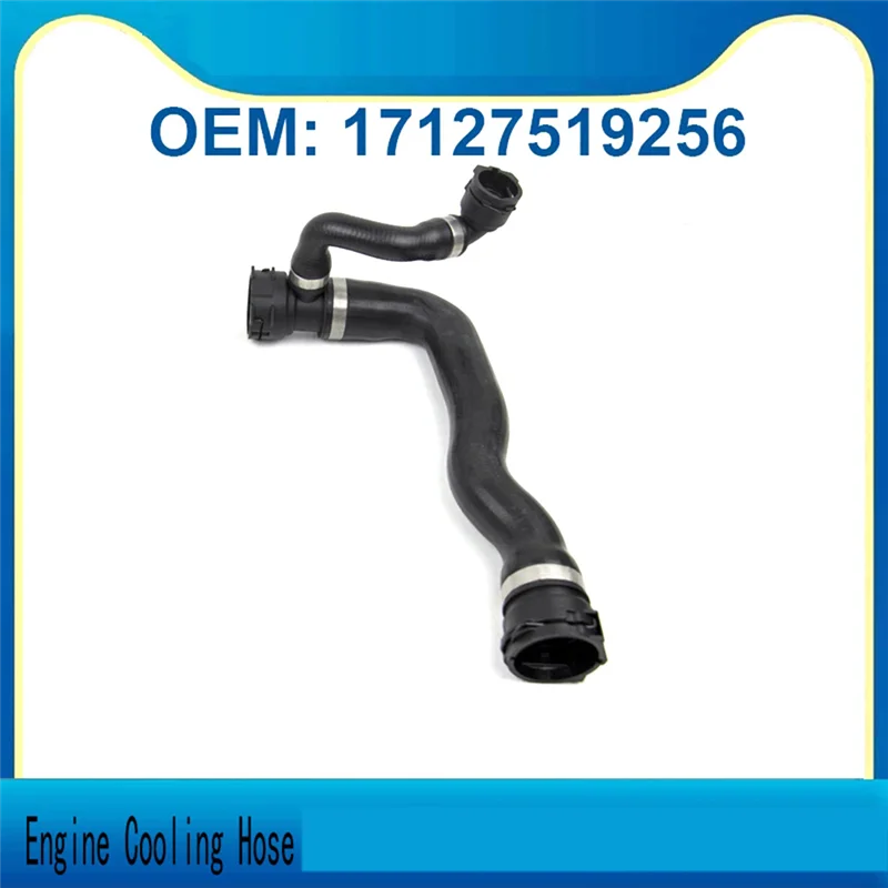 Mangueira de refrigeração do motor premium 17127519256, para bmw e60 520i m54 e61 525i 530i 2005, tanque de resfriamento, tubo superior e inferior, mangueira de entrada de óleo