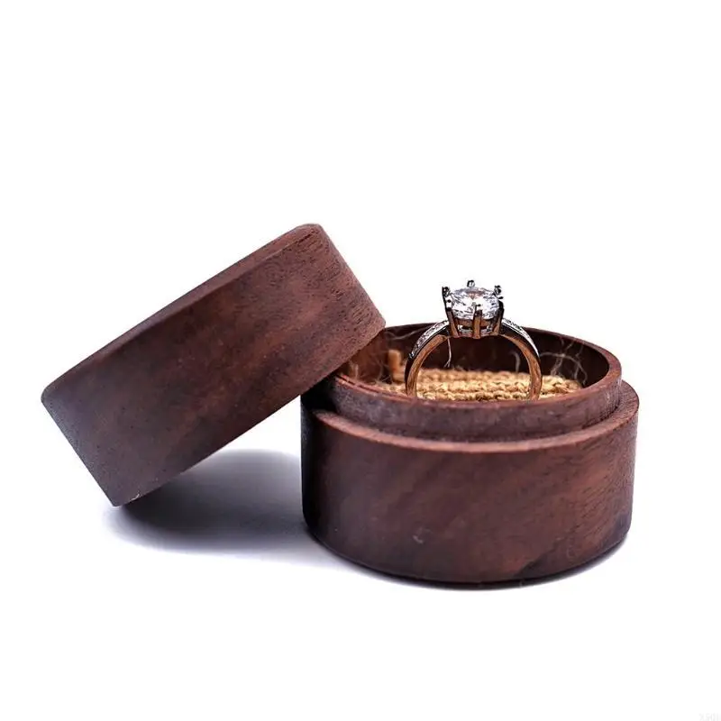 

Hinge Ring Holder Jewelry Handmade Wooden Presentation Box Jewelry Chest Gift