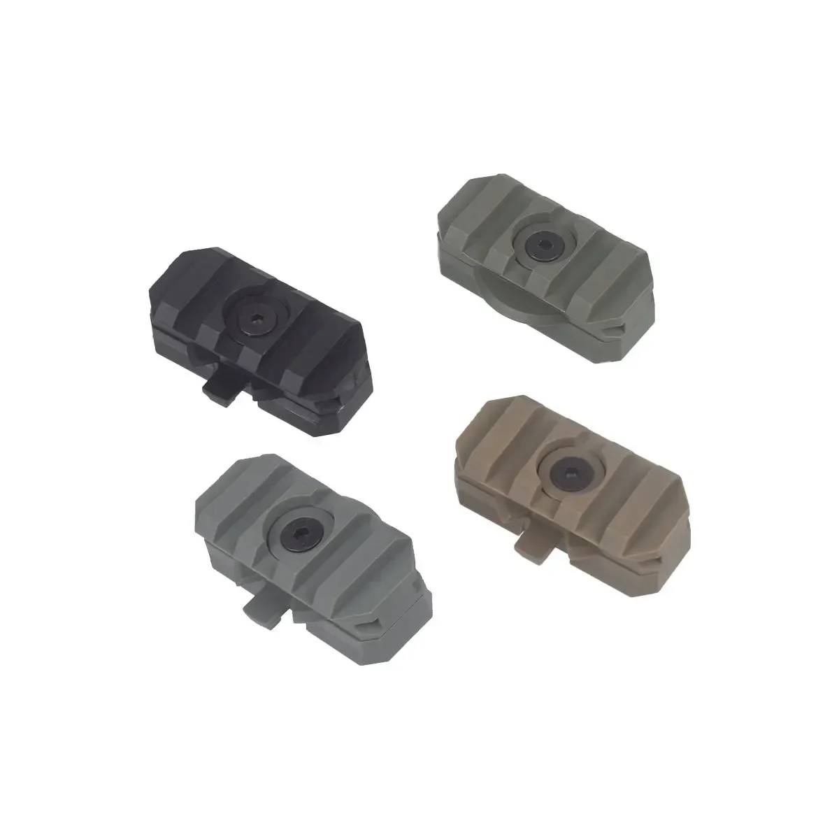 2pcs Tactical Helmet Side Rail Adapter Adjustable 360 Degrees Rotation ARC Guide Rails for Airsoft Helmet 19mm Picatinny
