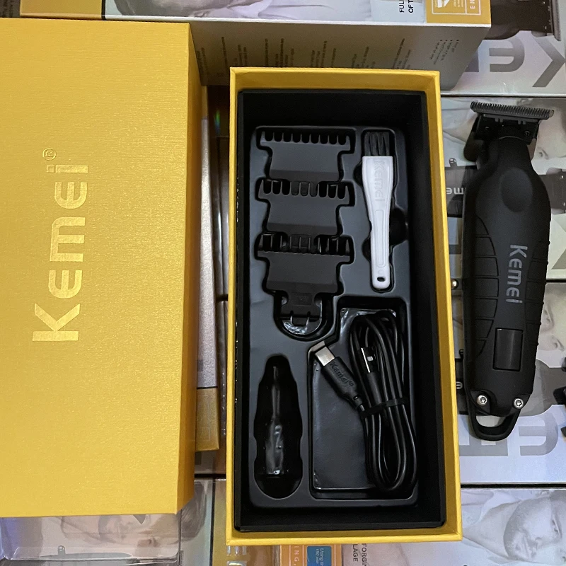 KEMEI KM-2293 Herren-Haarschneidemaschine für Professionelles Haarschneiden Kabellose Barber-Haarschneidemaschine für Männer mit LED-Anzeige Wiederaufladbar – Detail 4