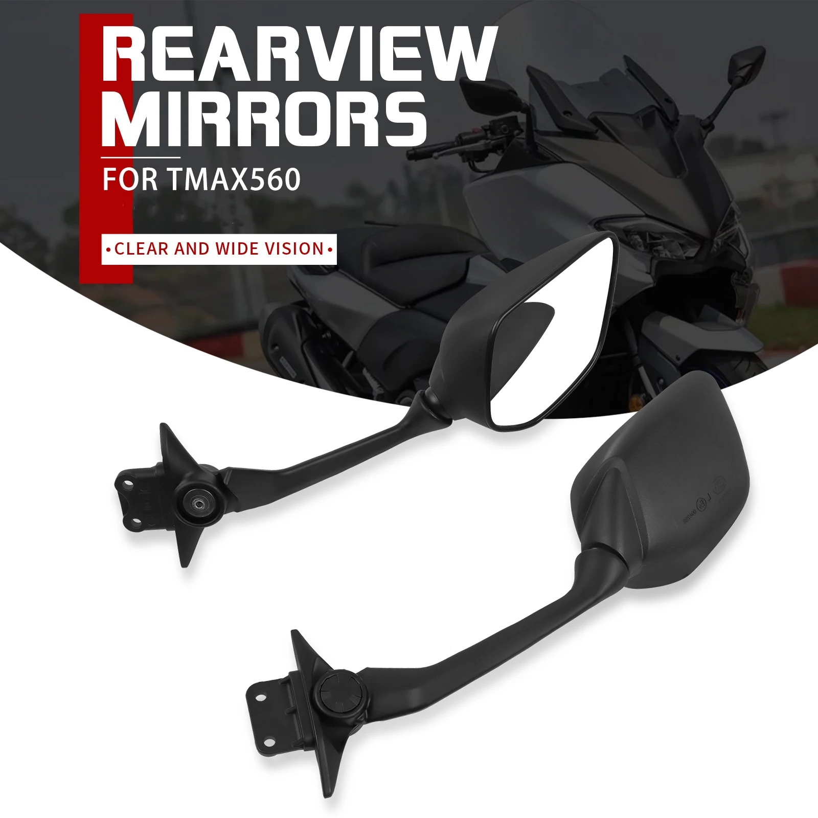 Motorcycle Accessories Mirror Rear View Rearview Side Mirrors For Yamaha TMAX 560 T-MAX 560 TMAX560 T MAX560 2017-2023