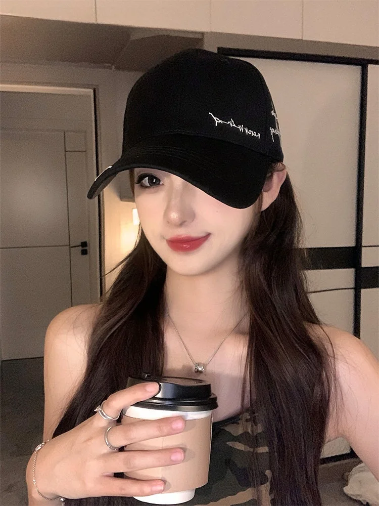 monstar-korean-style-sporty-baseball-cap-unisex-casual-fashion-side-embroidered-letter-cap-adjustable-round-top-cotton-hat