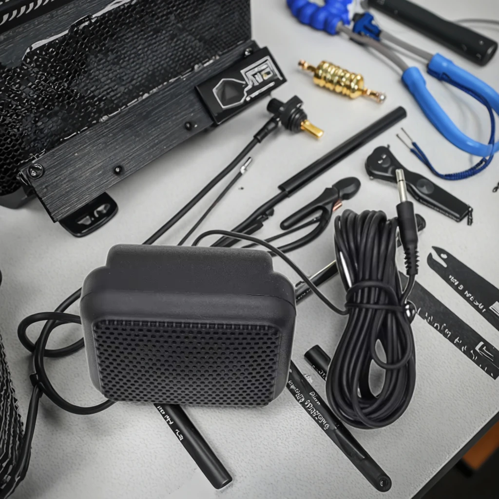 NSP-100 мини-аксессуары для внешних динамиков, рация, мобильный радиомикрофон для Kenwood Yaesu ICOM, автомобильный громкоговоритель для Ham