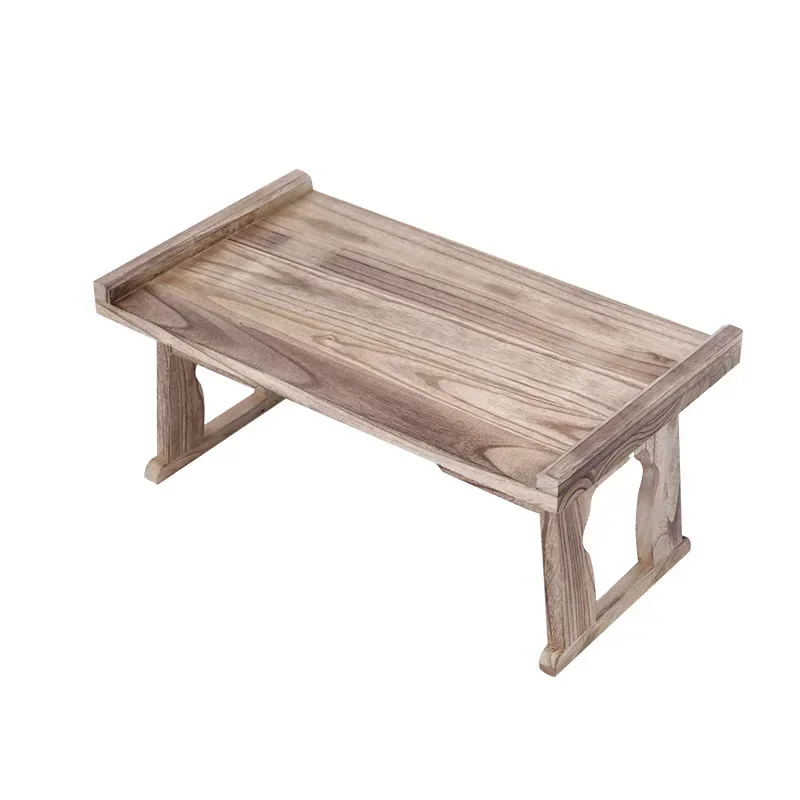 Japanese Style Wood Folded Window Table Living Room Solid Wood Coffee Table Window Table Bed Square Small Coffee 3 Sizes