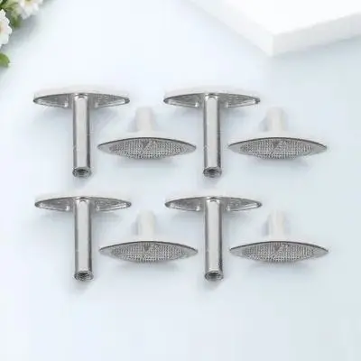 

8Pcs Metal Winder Music Box Parts T Bars Replacement Keys DIY Kits Melodious Tunes Home Decor Gift Mechanical Music Box Winder