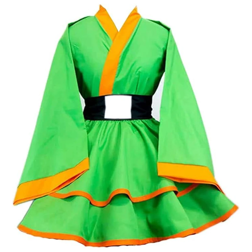 Kurapika Kurta Kimono Dress Freecss Cosplay Costume Outfit for Halloween Party Customized