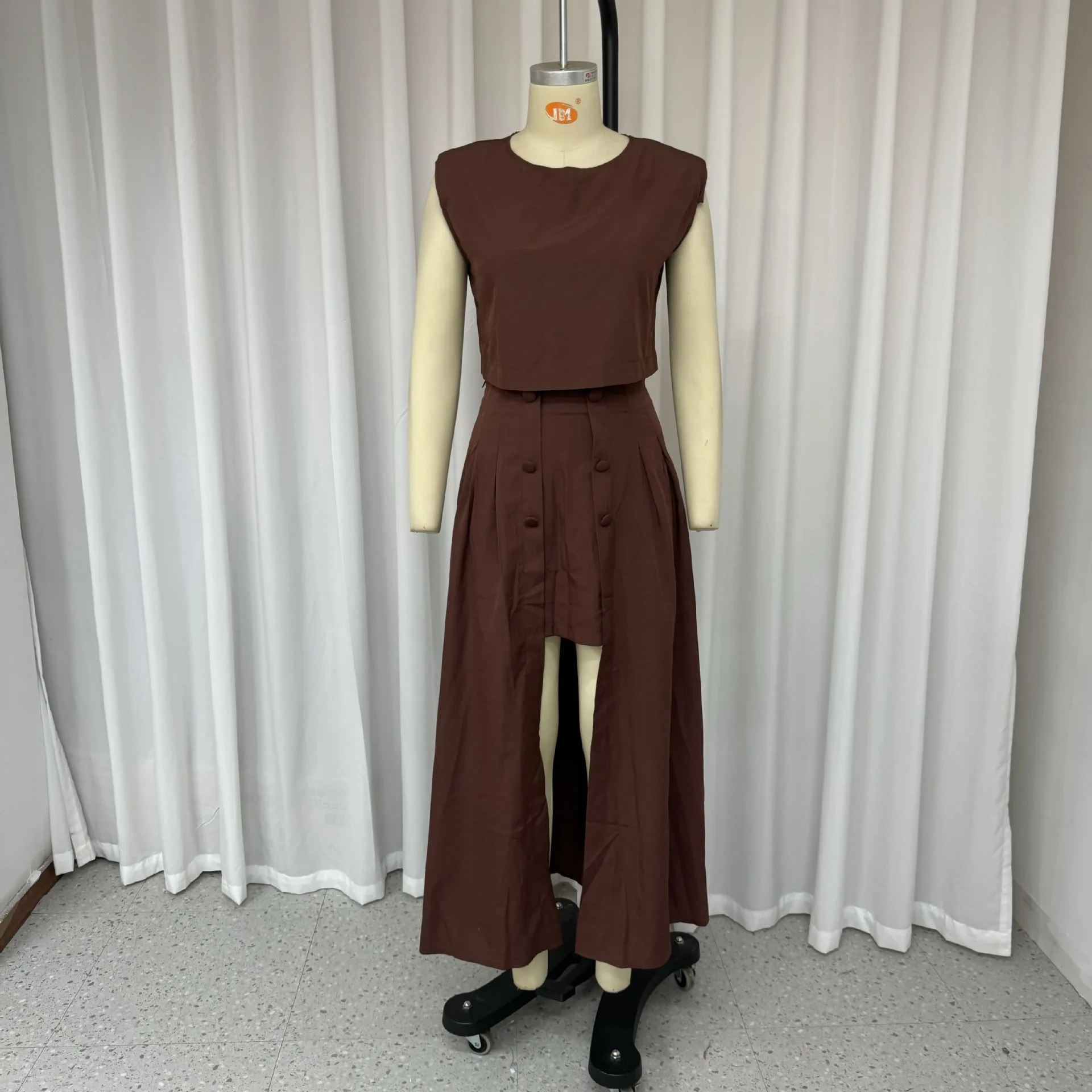 Women Skirt Set Two Piece Sets Sexy Slim Dress Sets Short Sleeve Tops Mid Length Skirts High Waist A Line Elegant Splice Casual