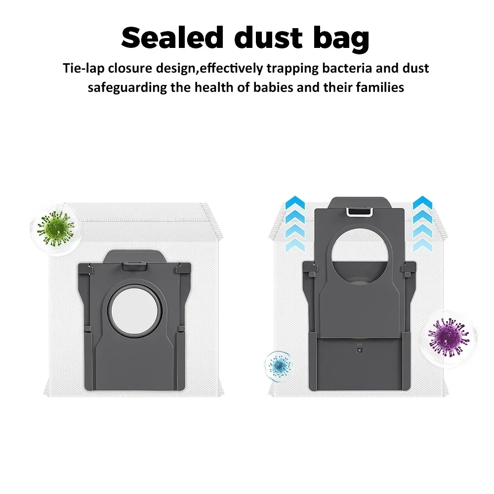 Fit For Dreame L10s Pro Ultra Heat/X30 Ultra/X30 Pro/L10s Ultra Gen 2/D20 Ultra Mova E30 Ultra Bags Main Side Brush Filter Rags image 4