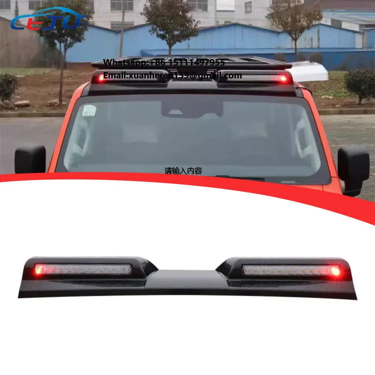

ABS Car Body Kits Off Road Front Top Roof White LED DRL Light Lamp Bar for GWM Great Wall Motor Wey Tank 300 2020-2025
