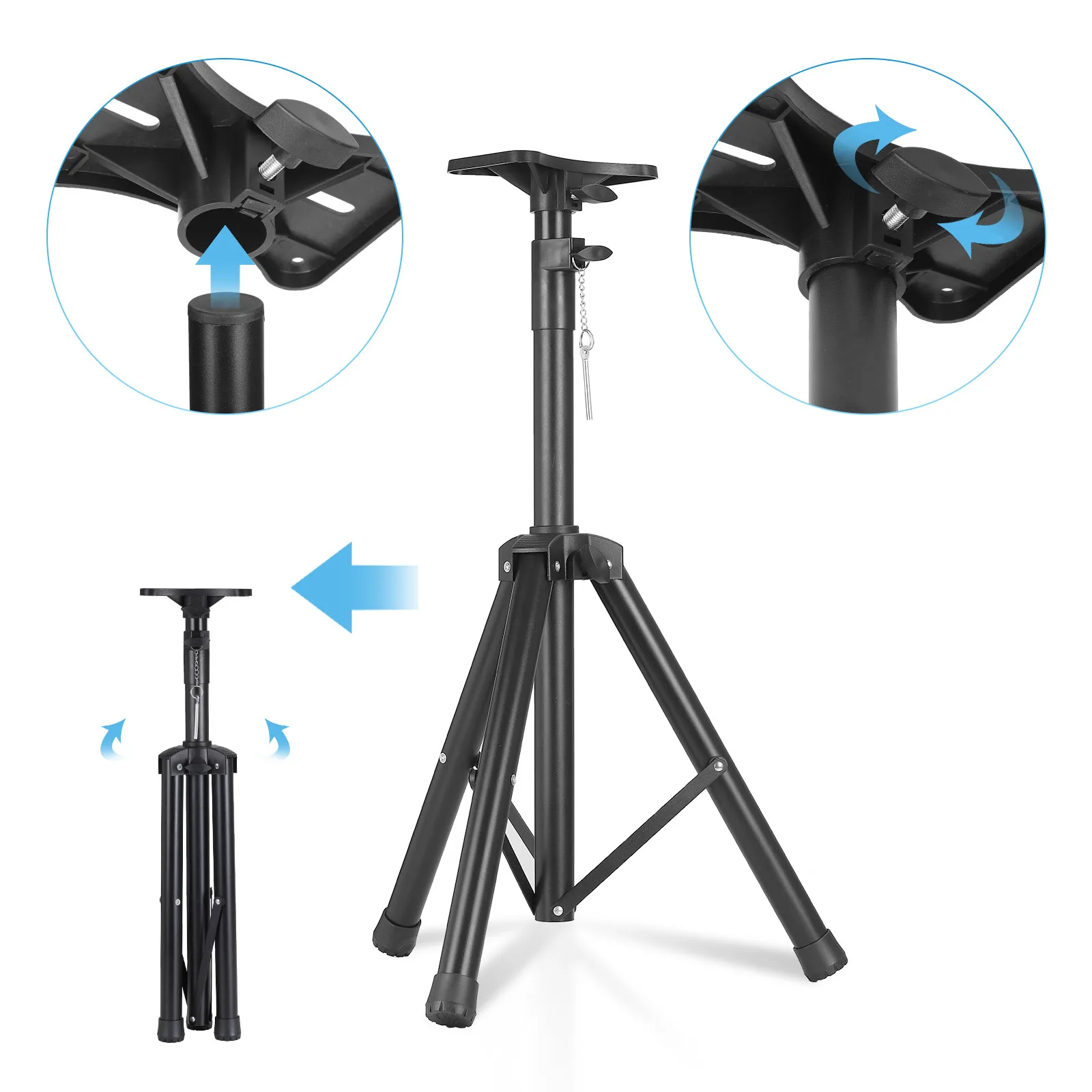 PA Speaker Stand Adjustable Height 28\