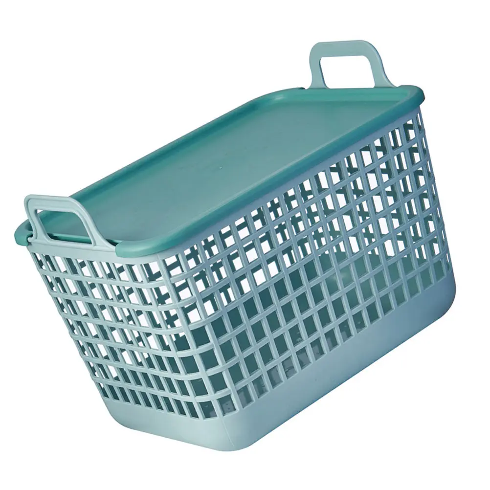 

1 set 1 Set Multipurpose Storage Basket Large Capacity Lightweight Folding Closet Organizer Green For Clothes Snacks