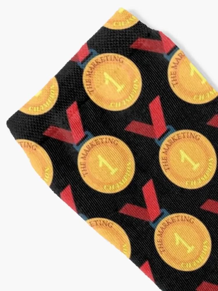 The Marketing Champion. #1. Gold Medal. Socks halloween hiking Socks Ladies Men's