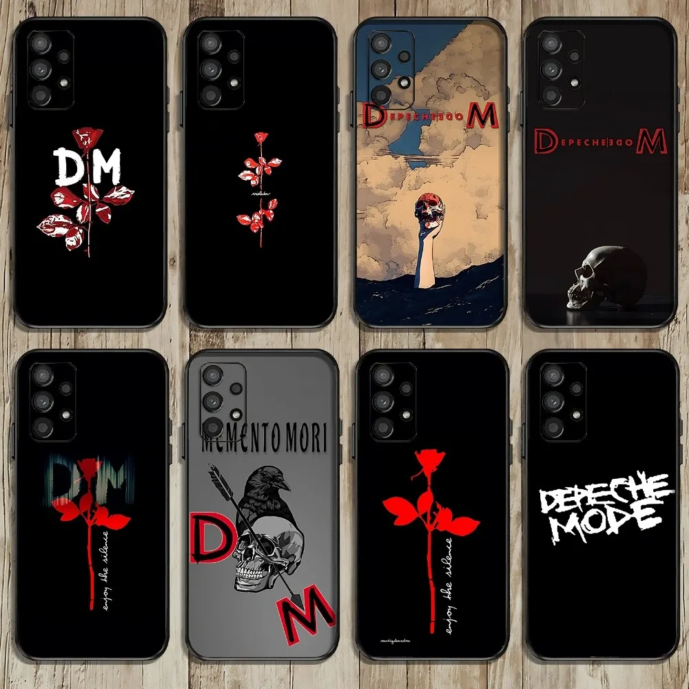 Band D-DepecheS M-Mode Phone Case For Samsung Galaxy A52 A12 A51 S21 Edge S22ULTRA S23 S20LITE Plus Ultra Black Cover