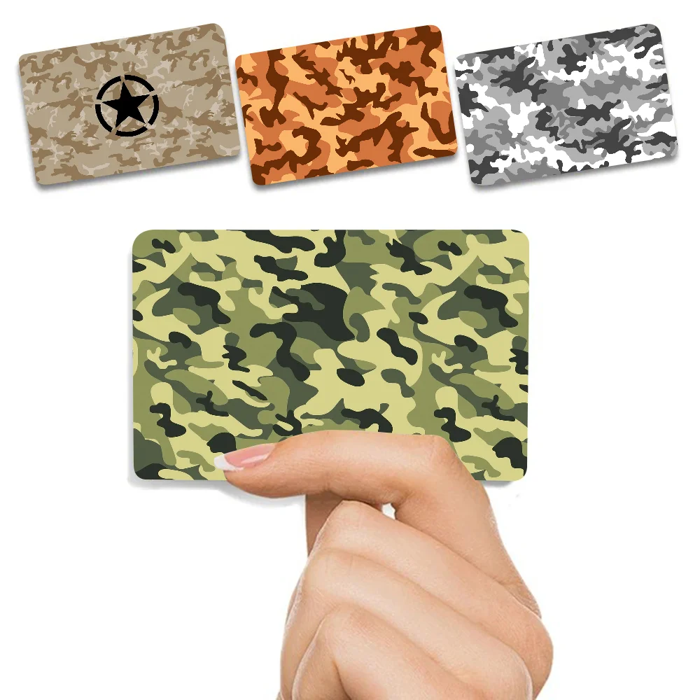 Camo Military Camouflage 100 % heißer Verkauf Anime Kredit Debit Bankkarte Bus Karte Film Haut Aufkleber