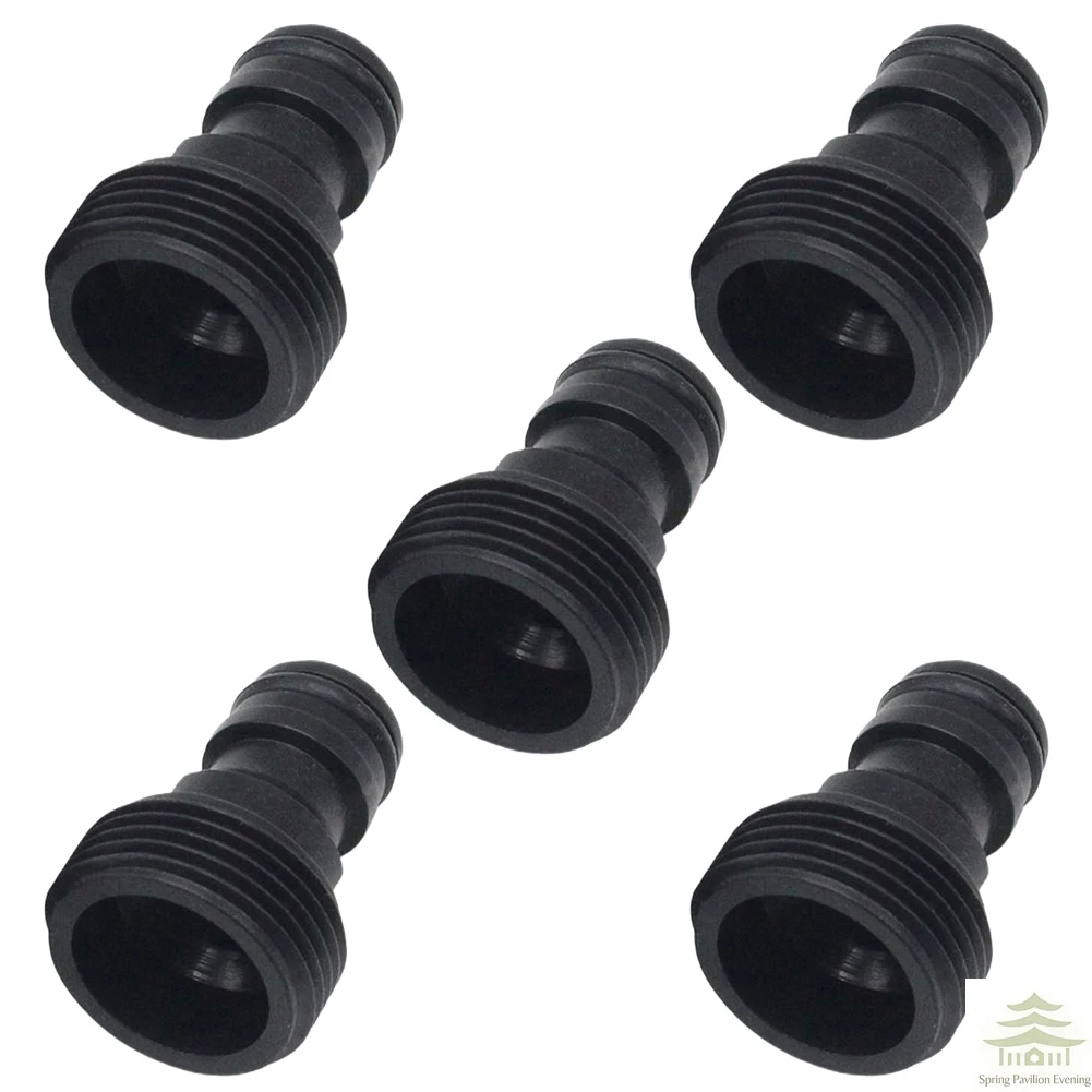 Threaded Fittings Threaded Joint Hydraulics Garden Plastic Quick Coupling Water Pipe 1/2inch 5pcs Faucet Adapter image 5