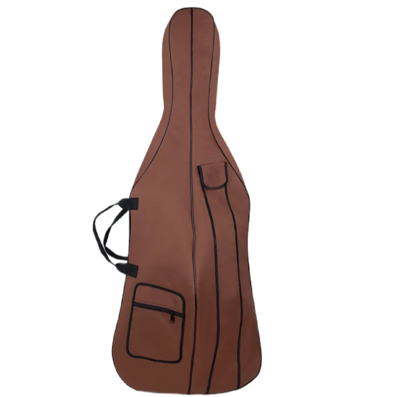 STJ Leichter Cello-Rucksack mit Doppelschultergurten, Cello-Tasche aus Oxford-Gewebe, wasserabweisende Musikinstrumententasche