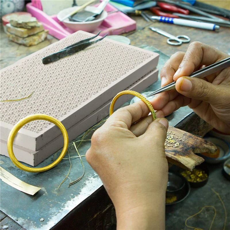 MOPHE-6Pcs Waben Löten Boards Löten Waben Panel Schmuck Löten Block, Der Werkzeuge Löten Teile