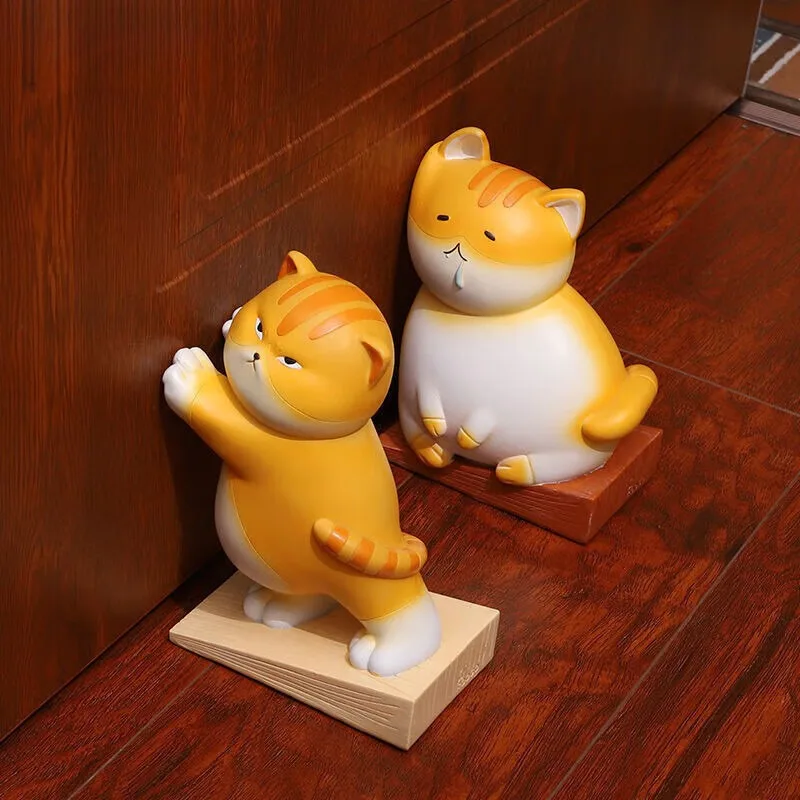 Cute Cartoon  Door Stopper No Drilling Windproof Door Topper Book End Creative Door Bloer Anti-Colion Door Plug - view 2