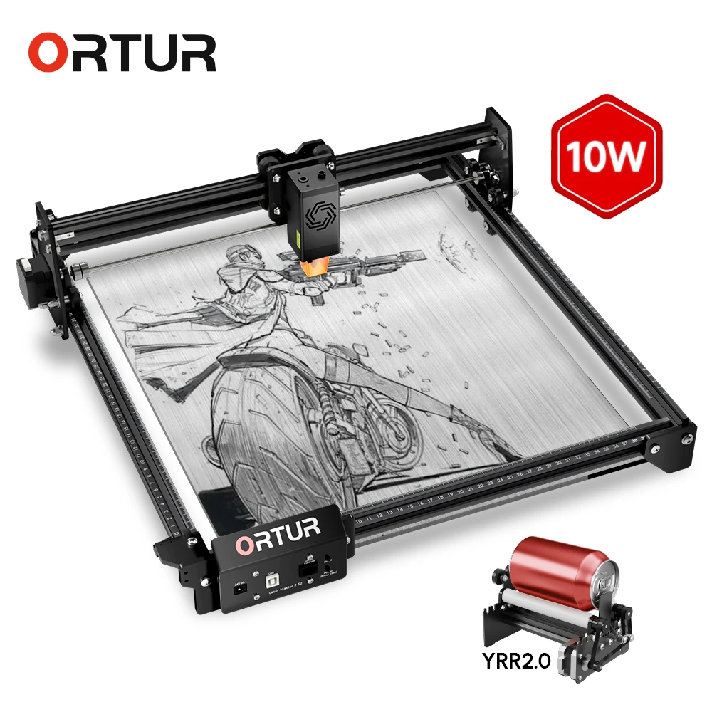 

Ortur Laser Master 2 S2 LU2-10A 10W Engraving Cutting Machine 20MM Plywood Cutter Glass Woodworking Engraver Matal CNC Printer