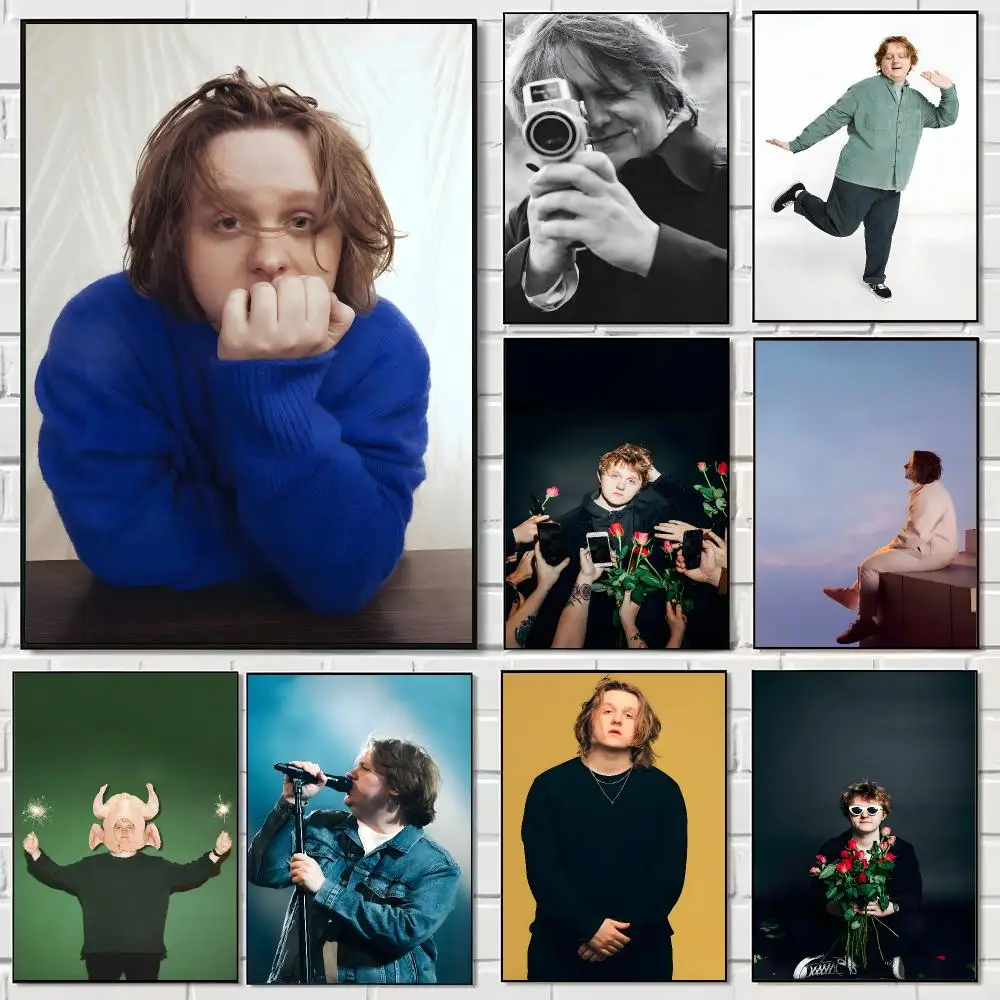 Singer Lewis Capaldi Poster Pegatina artistica HD autoadhesiva impermeable para salon dormitorio