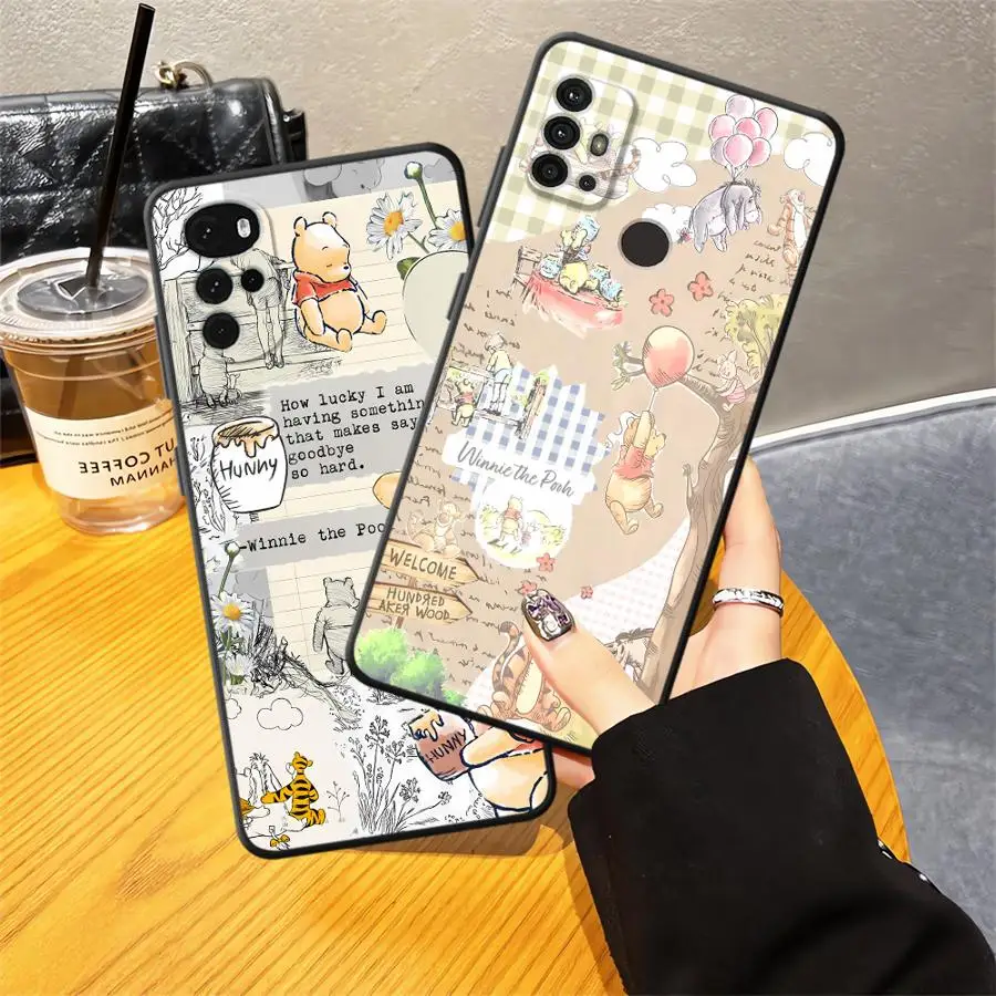 Чехол для Moto S30 Pro X30 Pro Edge 20 30, мягкий чехол для телефона Disney Winnie The Pooh
