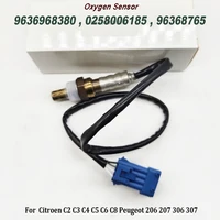 NUEVO 9636968380 0258006185 96368765   Sensor de oxígeno para Citroen C2 C3 C4 C5 C6 C8 Peugeot 206 207 306 307 9644491280   Alta calidad