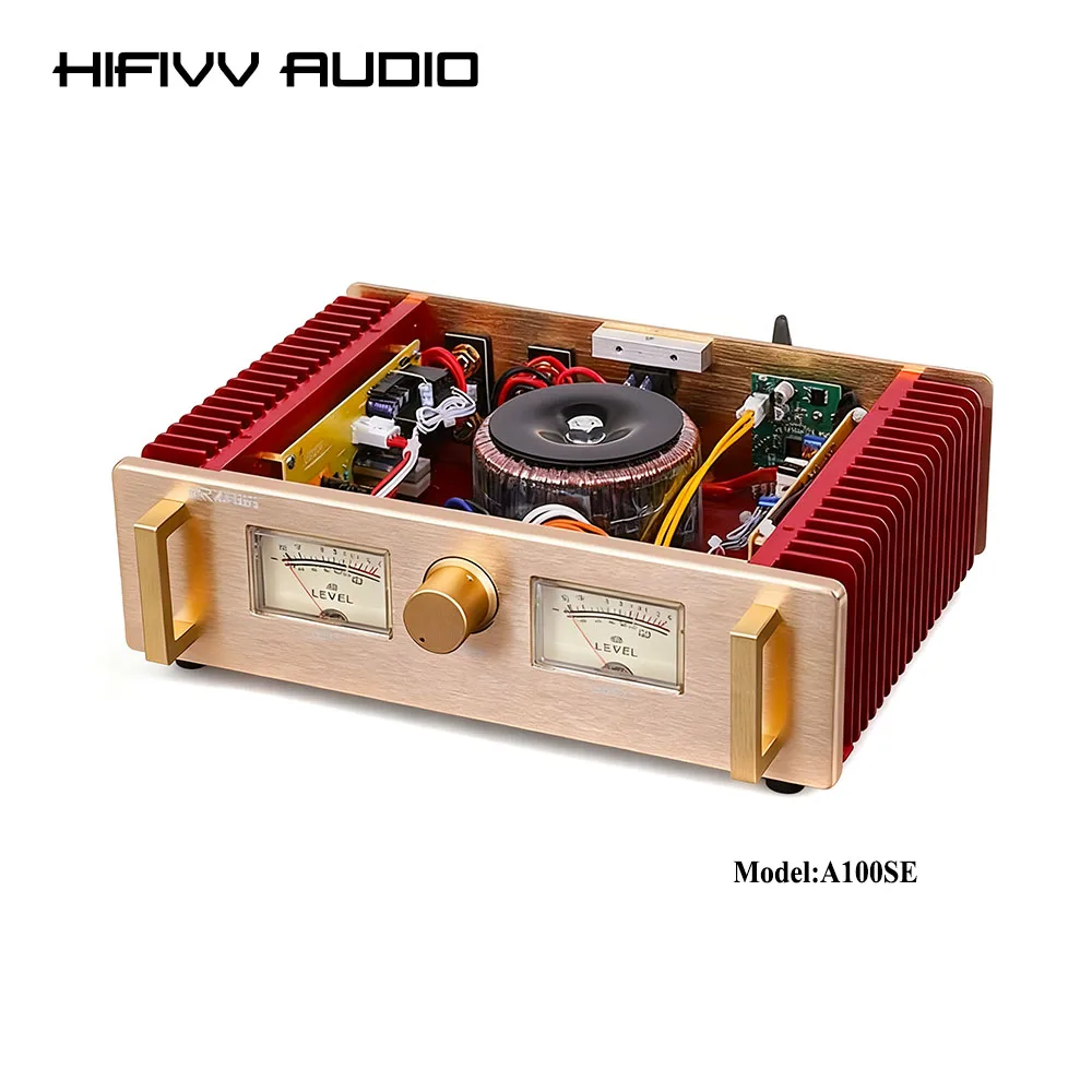 

A100SE 60 Вт + 60 Вт Hi-Fi домашний звук аудио настольный усилитель мощности 2,0 канала Bluetooth 5,3 усилители