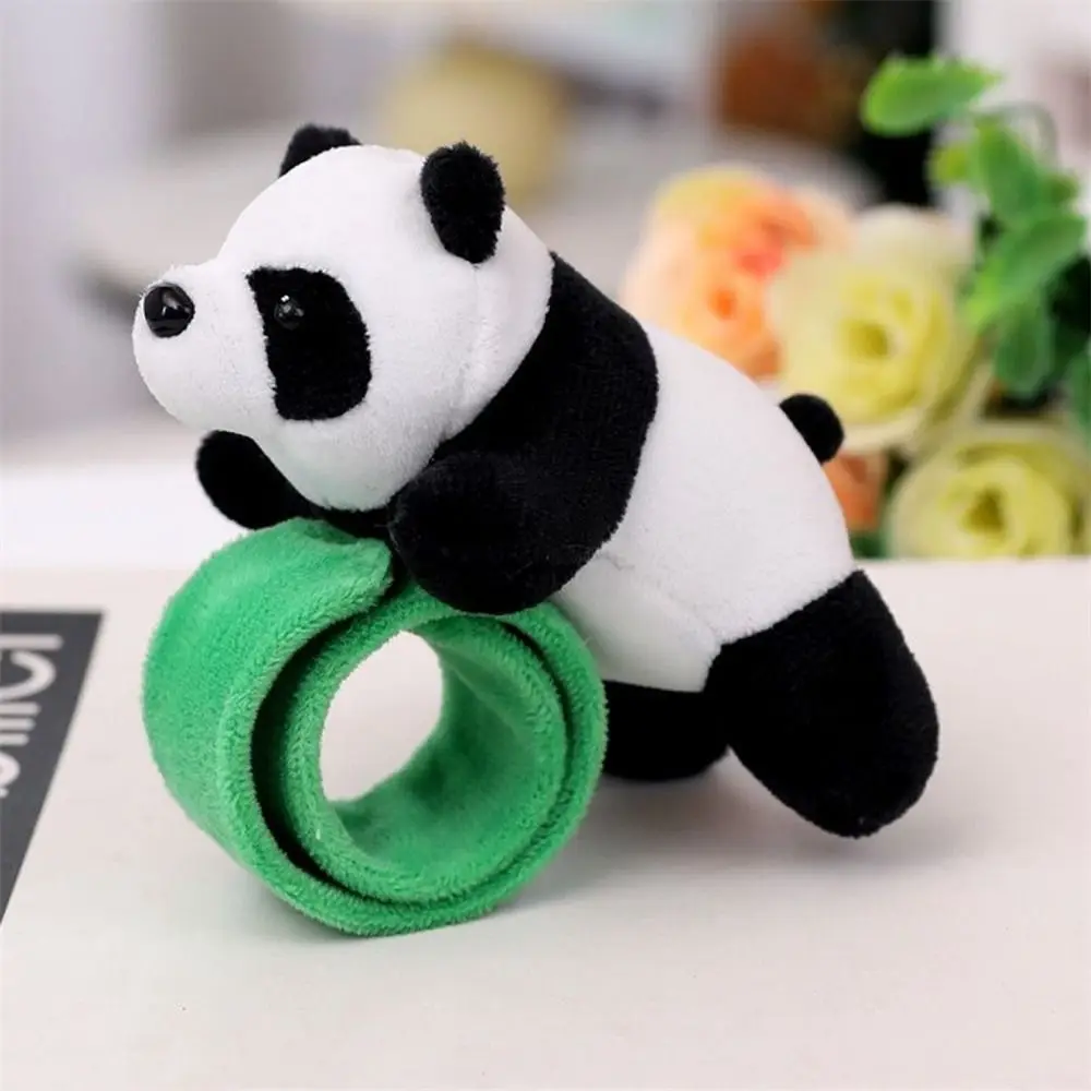 

Stuffed Animal Panda Wristband Wrist Decoration Comfortable Plush Hand Ring Plush Toy Super Soft Clap Circle Toy Kids Toys