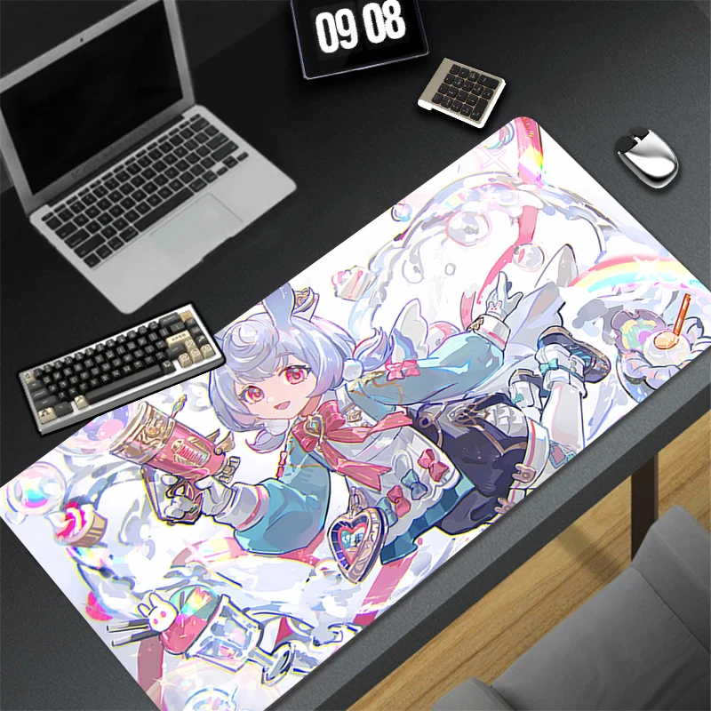 

Computer Gaming Accessories G-genshin Impact Sigewinne Mousepad Office PC Mouse Pad Keyboard Pad Desk Decoracion Anime Desk Mat