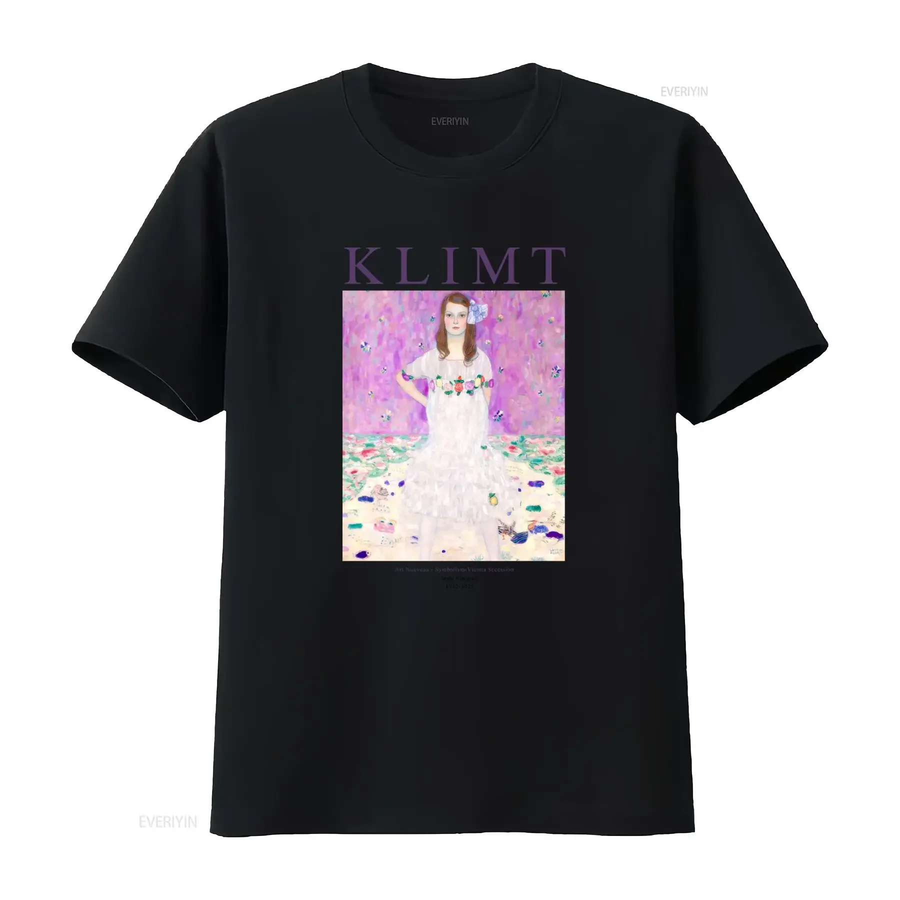 Gustav Klimt Art Nouveau Symbolism Vienna Secession Exhibition M Da Primavesi Met Museum T Shirt M1708 vintage Washed homme