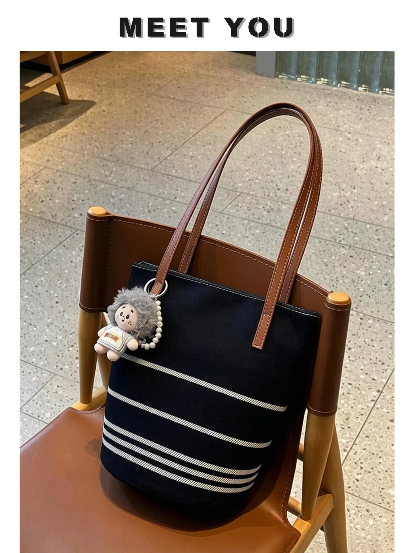trendy-canvas-bucket-bag-women-large-capacity-commuter-single-shoulder-tote-bag-korean-style-summer-2026-beigeile-brand