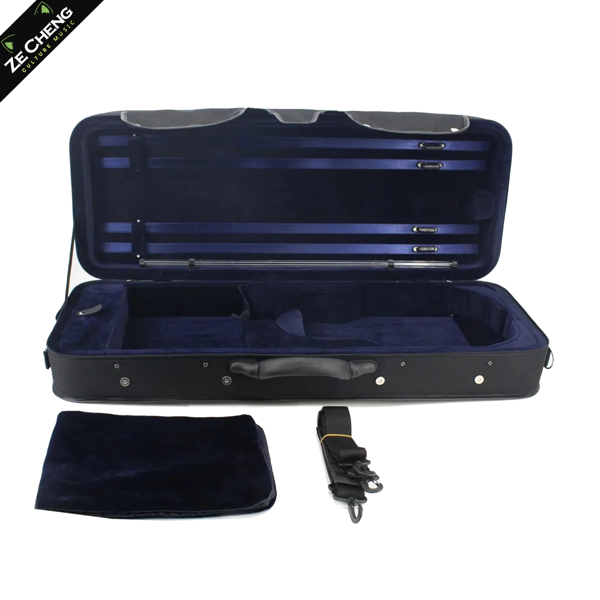 صندوق فيولا محمول مقاوم للصدمات من القماش الأسود لكاميرا مقاس 15-16.5 بوصة