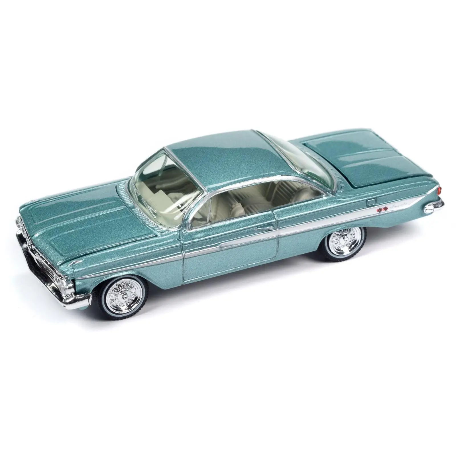 Johnny Lightning 1/64 JL  B1 1961 Impala SS 409 Arbor Green Die-cast Alloy Car Model Gold Classic Collection