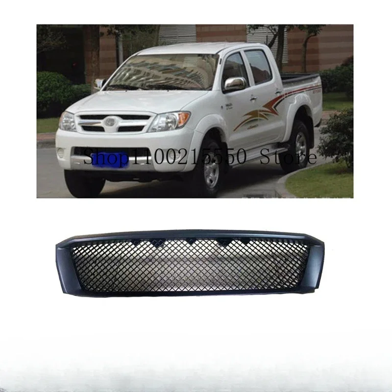 For Hilux Vigo 2005 2006 2007 2008 2009 2010 2011 Car Part Racing Grill Modified Radiator Grille Grills Front Bumper Mesh Mask