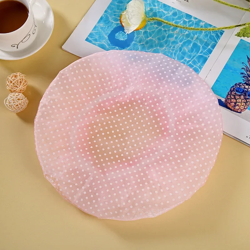 Waterproof Bath Hat Thickened Waterproof and Oil Fume Cap Women Spa Hair Salon Supplies Shower Cap Bathroom Accessories