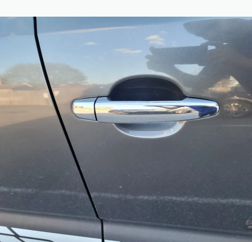 

Door Handle Covers Trims Chrome W/O Passenger Side Keyhole Compatible with 04-09 Lexus RX330 RX350