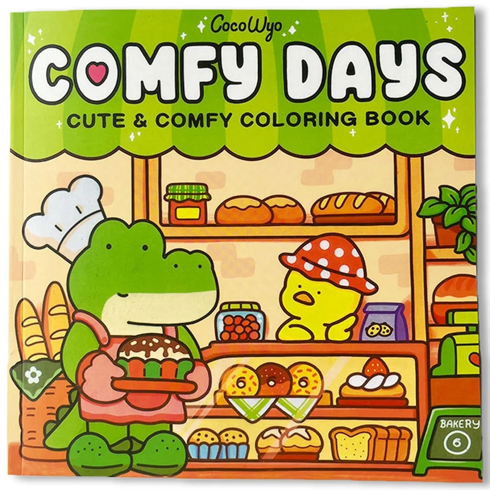 

DIY жуткая милая книжка-раскраска Расслабляющая мультяшная книга с акварельной живописью Интересная креативная книжка-раскраска на тему Хэллоуина